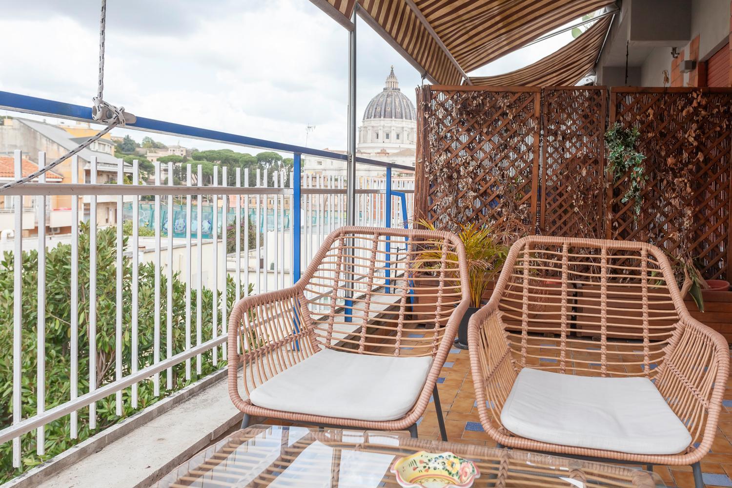 Le Terrazze Del Duca San Pietro Guesthouse โรม ภายนอก รูปภาพ